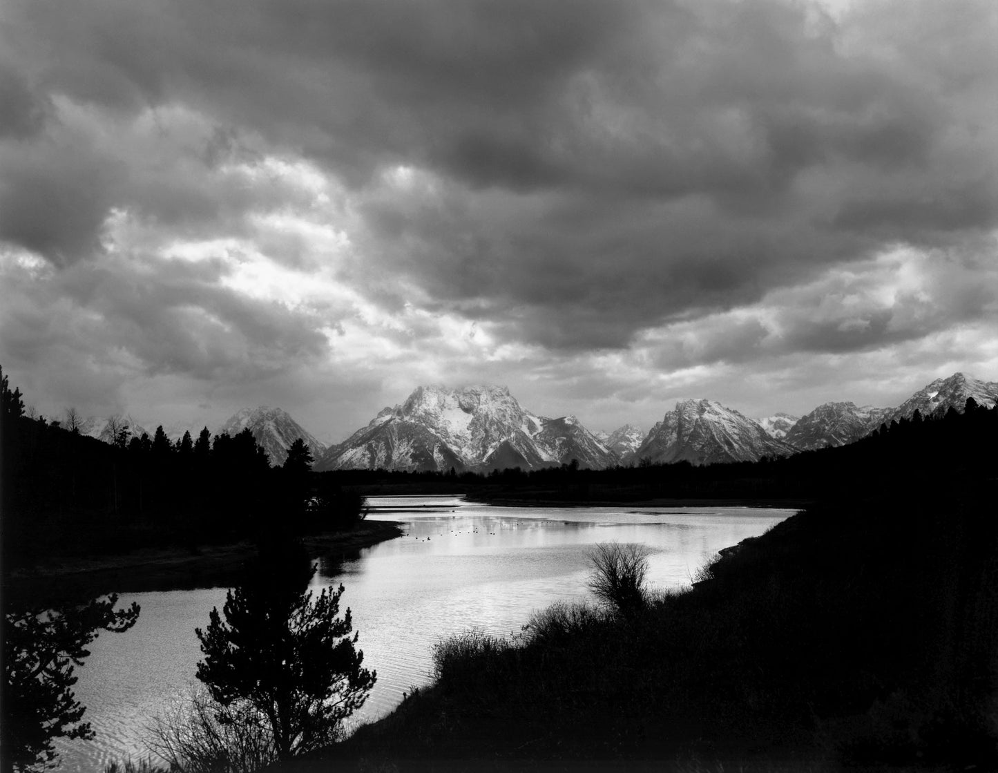 Clouds Over Tetons